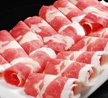 Thinly sliced lamb