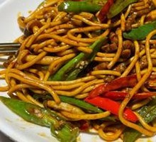 Vegetable and Pork Noodles