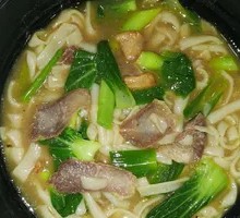 Preserved Meat and Tofu Noodles Stir-fry