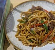 Beef and Udon Noodles Stir-fry