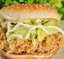 Cheesy Spicy Chicken Burger