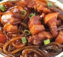 Braised Pork with Glass Noodles