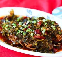 Pickled Mustard Greens with Small Yellow Croaker