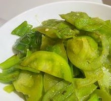Stir-Fried Green Tomato with Chili