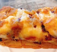 Red Bean and Pork Floss Toast