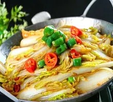 Spicy Pot-Braised Baby Bok Choy