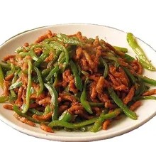 Green Pepper and Tofu Skin Shredded Pork