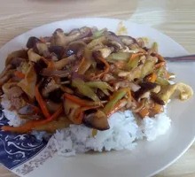 Shiitake Mushroom and Pork Strips