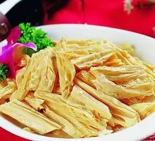 Fried Tofu Skin and Pork Filament Rice Bowl
