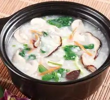 Shiitake and Pork Rice Porridge