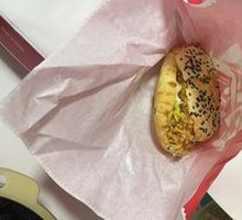 Spicy Chicken Leg Chinese Burger