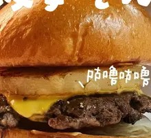 Hawaiian Pineapple Cheese Beef Burger