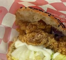Spicy Chicken Leg Chinese Burger