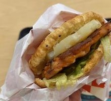 Grilled Pineapple Chinese Burger