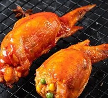 Five-Spice Chicken Wing Rice Roll