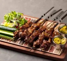 Perry Chili Sauce Grilled Beef Short Ribs Skewer