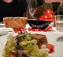 Foie Gras with Red Wine Vinaigrette