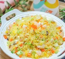 Kimchi Seafood Fried Rice
