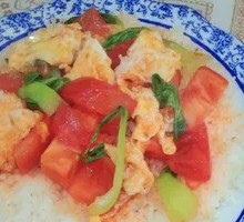 Tomato and Egg Rice Bowl