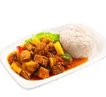 Large Plate Chicken Rice