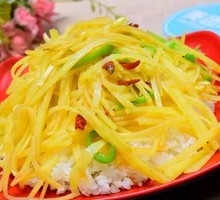 Spicy and Sour Potato Noodles with Rice