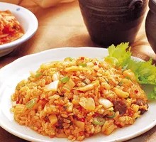 Kimchi Fried Rice with Egg