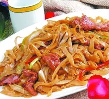 Ham Sausage Fried Rice Noodles