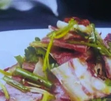 Cold-mixed pig's head meat