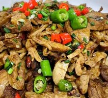 Fried Tofu with Braised Pork