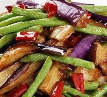 Eggplant and Green Beans Stir-fry