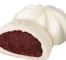 Rose Red Bean Bun