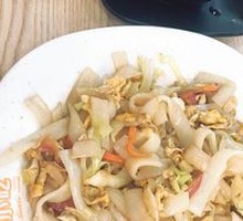 Sausage Fried Rice Noodles