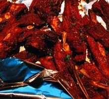 Charcoal-grilled Lamb Ribs