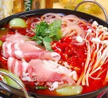 Golden Needle Lamb Hot Pot