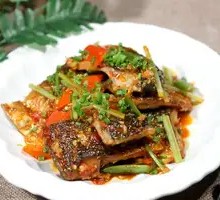 Fried Fish with Glutinous Rice Balls