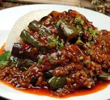 Eggplant with Minced Pork Rice