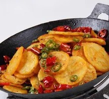 Spicy Potatoes in Dry Pot