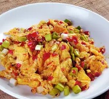 Chopped Chili Stir-Fried Eggs