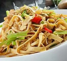Shredded Pork with Tofu Skin