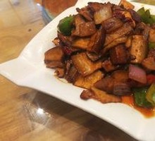 Fried Pork with Tofu Skin