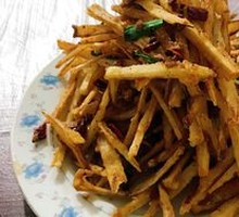 Dry-Fried Lotus Root Strips