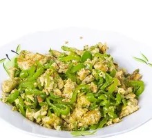 Egg with Green Pepper