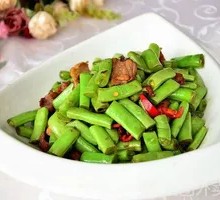 Stir-fried String Beans with Pork Belly