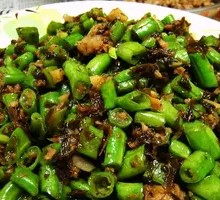 Cat Pu Olive Cabbage Minced Pork String Beans