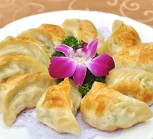 Pan-fried Bok Choy Dumplings