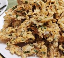 Crispy Lotus Root with Seafood