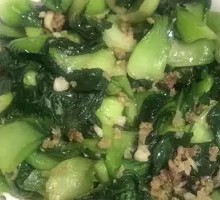 Minced Pork with Greens