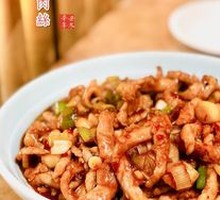 Sichuan-style Fish-flavored Pork with Scallions