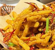 Dry-Fried Lotus Root Strips