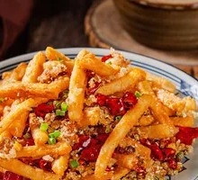 Dry-Fried Lotus Root Strips